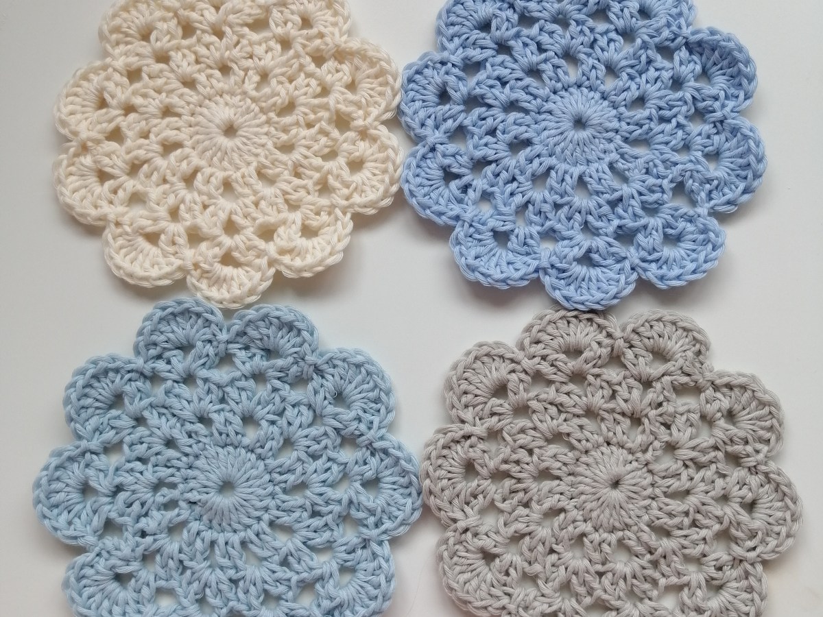 Simple Lacey Coasters